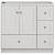 Strasser 01-430 Simplicity 36" Single Free Standing Vanity Cabinet Only - Less Vanity Top in Dewy Morning