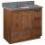 Strasser 01-134 Simplicity 36" Single Free Standing Vanity Cabinet Only - Less Vanity Top in Medium Alder