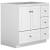 Strasser 01-132 Simplicity 36" Single Free Standing Vanity Cabinet Only - Less Vanity Top in Satin White