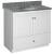 Strasser 01-040 Simplicity 36" Single Free Standing Vanity Cabinet Only - Less Vanity Top in Satin White