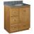 Strasser 01-309 Simplicity 30" Single Free Standing Vanity Cabinet Only - Less Vanity Top in Natural Alder