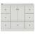 Strasser 01-406 Simplicity 42" Single Free Standing Vanity Cabinet Only - Less Vanity Top in Dewy Morning