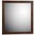 Strasser 01-223 Simplicity 32" X 30" Framed Bathroom Mirror in Dark Alder