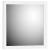 Strasser 01-220 Simplicity 32" X 30" Framed Bathroom Mirror in Satin White