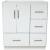 Strasser 01-552 Simplicity 30" Single Free Standing Vanity Cabinet Only - Less Vanity Top in Satin White