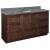 Strasser 01-111 Simplicity 60" Single Free Standing Vanity Cabinet Only - Less Vanity Top in Dark Alder