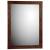 Strasser 01-219 Simplicity 32" X 24" Framed Bathroom Mirror in Dark Alder