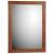 Strasser 01-218 Simplicity 32" X 24" Framed Bathroom Mirror in Medium Alder