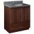 Strasser 01-059 Simplicity 30" Single Free Standing Vanity Cabinet Only - Less Vanity Top in Dark Alder