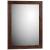 Strasser 01-227 Simplicity 32" X 24" Framed Bathroom Mirror in Dark Alder