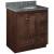 Strasser 01-151 Simplicity 30" Single Free Standing Vanity Cabinet Only - Less Vanity Top in Dark Alder