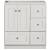 Strasser 01-434 Simplicity 30" Single Free Standing Vanity Cabinet Only - Less Vanity Top in Dewy Morning