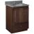 Strasser 01-167 Simplicity 24" Single Free Standing Vanity Cabinet Only - Less Vanity Top in Dark Alder