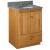 Strasser 01-065 Simplicity 24" Single Free Standing Vanity Cabinet Only - Less Vanity Top in Natural Alder