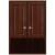 Strasser 01-753 Simplicity 26" Mdf And Plywood Wall Mounted Bathroom Cabinet in Dark Alder