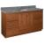 Strasser 01-010 Simplicity 60" Single Free Standing Vanity Cabinet Only - Less Vanity Top in Medium Alder