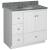 Strasser 01-316 Simplicity 36" Single Free Standing Vanity Cabinet Only - Less Vanity Top in Satin White