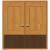 Strasser 01-765 Simplicity 26" Mdf And Plywood Wall Mounted Bathroom Cabinet in Natural Alder