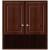 Strasser 01-757 Simplicity 26" Mdf And Plywood Wall Mounted Bathroom Cabinet in Dark Alder