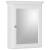 Strasser 01-820 Simplicity 19" X 27" Framed Single Door Medicine Cabinet in Satin White