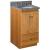 Strasser 01-197 Simplicity 18" Single Free Standing Vanity Cabinet Only - Less Vanity Top in Natural Alder