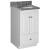 Strasser 01-196 Simplicity 18" Single Free Standing Vanity Cabinet Only - Less Vanity Top in Satin White