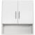 Strasser 01-548 Simplicity 26" Mdf Wall Mounted Bathroom Cabinet in Satin White