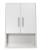 Strasser 01-528 Simplicity 26" Mdf Wall Mounted Bathroom Cabinet in Satin White