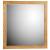 Strasser 01-213 Simplicity 32" X 30" Framed Bathroom Mirror in Natural Alder