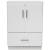 Strasser 01-565 Simplicity 24" Single Free Standing Vanity Cabinet Only - Less Vanity Top in Satin White