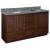 Strasser 01-103 Simplicity 60" Double Free Standing Vanity Cabinet Only - Less Vanity Top in Dark Alder