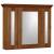 Strasser 01-847 Simplicity 30" X 27" Framed 3 Door Medicine Cabinet in Medium Alder