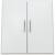 Strasser 01-510 Simplicity 25" Mdf Wall Mounted Bathroom Cabinet in Satin White