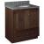 Strasser 01-159 Simplicity 30" Single Free Standing Vanity Cabinet Only - Less Vanity Top in Dark Alder