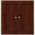 Strasser 01-732 Simplicity 25" Mdf And Plywood Wall Mounted Bathroom Cabinet in Dark Alder