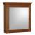 Strasser 01-837 Simplicity 24" X 27" Framed Single Door Medicine Cabinet in Medium Alder