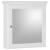 Strasser 01-835 Simplicity 24" X 27" Framed Single Door Medicine Cabinet in Satin White