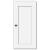 Strasser 01-713 Simplicity 25" Mdf And Plywood Wall Mounted Bathroom Cabinet in Satin White