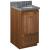 Strasser 01-206 Simplicity 18" Single Free Standing Vanity Cabinet Only - Less Vanity Top in Medium Alder