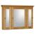 Strasser 01-856 Simplicity 36" X 27" Framed 3 Door Medicine Cabinet in Natural Alder