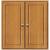 Strasser 01-726 Simplicity 25" Mdf And Plywood Wall Mounted Bathroom Cabinet in Natural Alder