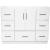 Strasser 01-532 Simplicity 42" Single Free Standing Vanity Cabinet Only - Less Vanity Top in Satin White