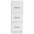 Strasser 01-507 Simplicity 34-1/2" Mdf Bathroom Bridge Or Side Cabinet in Satin White