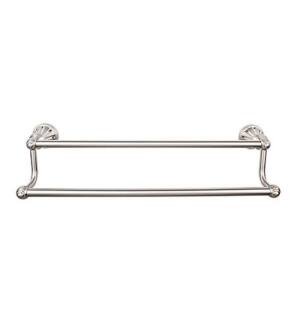Top Knobs HUD11BSN Hudson Bath 32 1/4" Wall Mount Double Towel Bar in Brushed Satin Nickel