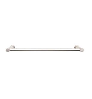 Top Knobs HOP6BSN Hopewell Bath 19 1/2" Wall Mount Single Towel Bar in Brushed Satin Nickel