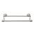 Top Knobs ED11BSNE Edwardian Bath 32 1/2" Wall Mount Rope Backplate Double Towel Bar in Brushed Satin Nickel