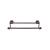 Top Knobs ED7ORBA Edwardian Bath 20 1/2" Wall Mount Beaded Backplate Double Towel Bar in Oil Rubbed Bronze