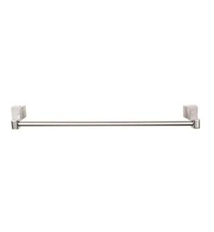 Top Knobs AQ6BSN Aqua Bath 19 1/4" Wall Mount Single Towel Bar in Brushed Satin Nickel