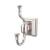 Top Knobs STK2BSN Stratton Bath 5 1/8" Wall Mount Double Robe Hook in Brushed Satin Nickel