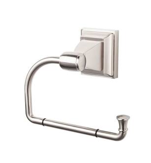 Top Knobs STK4BSN Stratton Bath 4 3/4" Wall Mount Tissue Paper Holder in Brushed Satin Nickel
